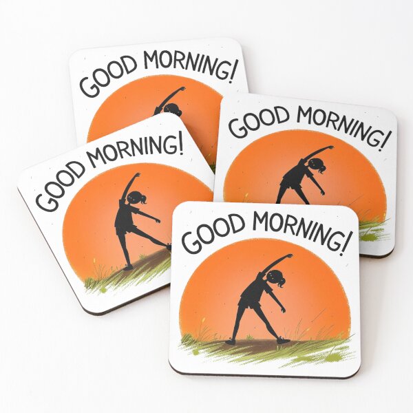 Item preview, Good Morning Silhouette – Minimalist Sunrise Art designed and sold by Colorful-Garden.