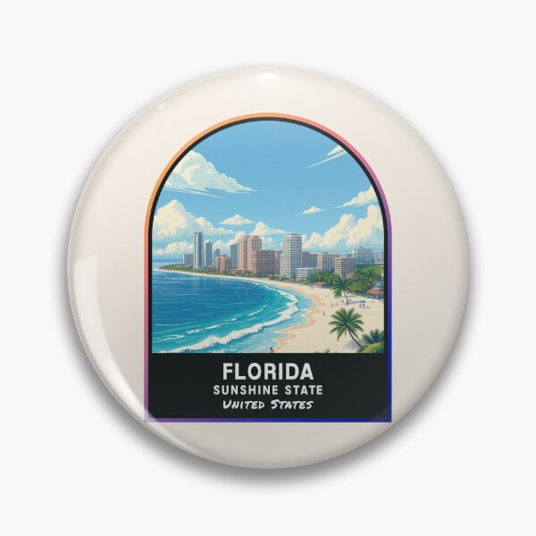 Artikelvorschau, Florida (FL), Bundesstaat der Vereinigten Staaten von Amerika entworfen und verkauft von PinkandP.