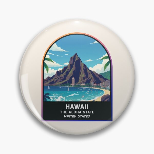 Item preview, Hawaii (HI), State of the United States of America designed and sold by PinkandP.