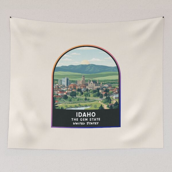 Artikelvorschau, Idaho (ID), Bundesstaat der Vereinigten Staaten von Amerika entworfen und verkauft von PinkandP.