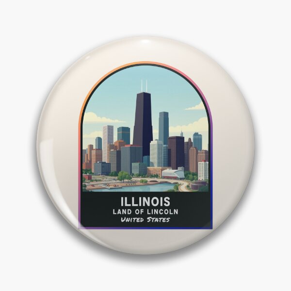 Item preview, Illinois (IL), State of the United States of America designed and sold by PinkandP.