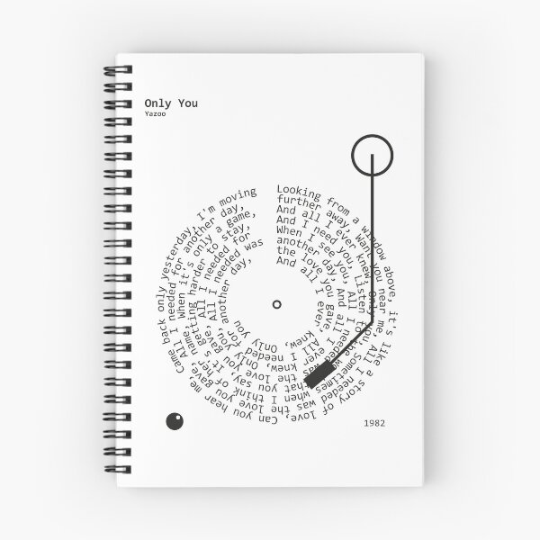 Item preview, Only You, Yazoo - Lyrics Poster designed and sold by MancBusyBee.