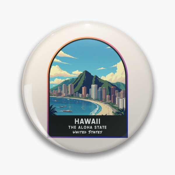 Item preview, Hawaii (HI), State of the United States of America designed and sold by PinkandP.