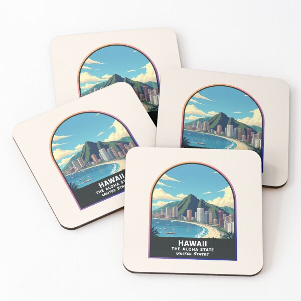 Item preview, Hawaii (HI), State of the United States of America designed and sold by PinkandP.