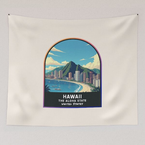 Item preview, Hawaii (HI), State of the United States of America designed and sold by PinkandP.