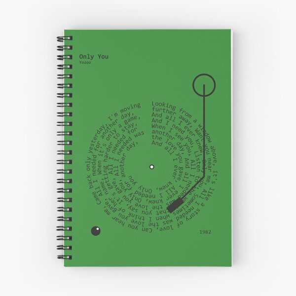 Item preview, Only You, Yazoo - Lyrics Poster designed and sold by MancBusyBee.