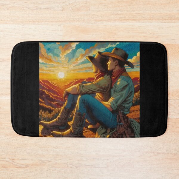Item preview, Pointillism 1940s Gay San Francisco Cool Cowboys Gay Pride Graphic Design designed and sold by ItsAKinkThing.