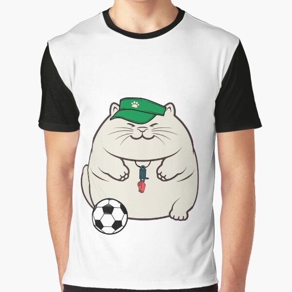 Artikel-Vorschau von Fußballspieler Fat Cat, designt und verkauft von Pet Station.