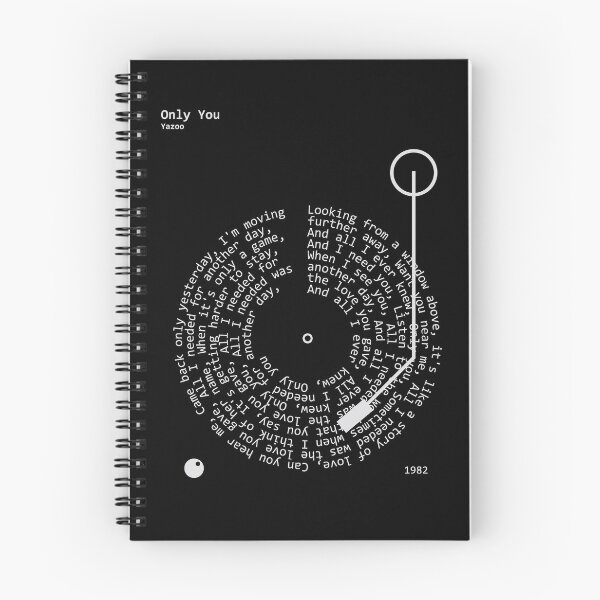 Item preview, Only You, Yazoo - Lyrics Poster designed and sold by MancBusyBee.