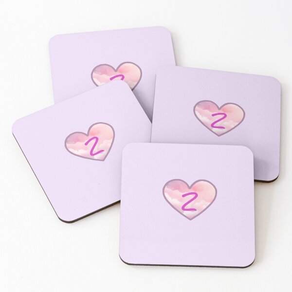Item preview, Heart Pink Clouds “Z” designed and sold by CEvansArt.