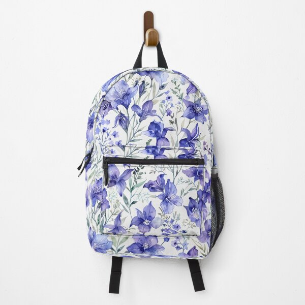 Aperçu de l'œuvre Fleur bleu violet créée et vendue par CoolPixels.