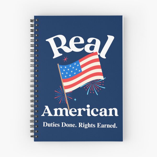 Item preview, Real American – Duties Done. Rights Earned. designed and sold by stepstogreen.