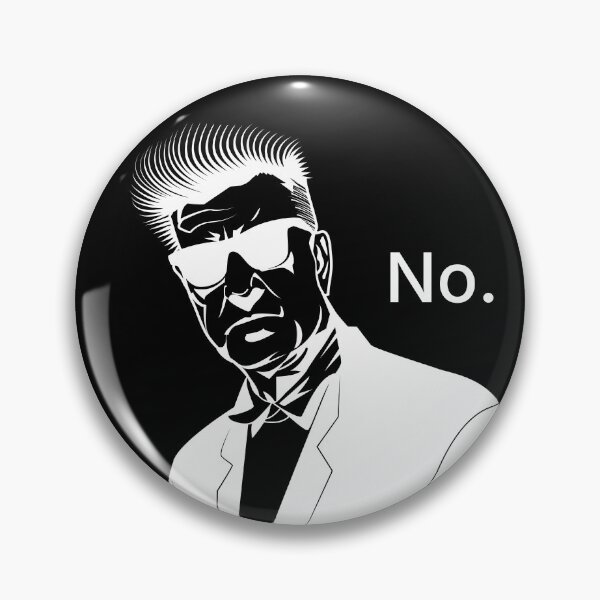 Item preview, Lynch - No. (white print) designed and sold by R-A Designs.