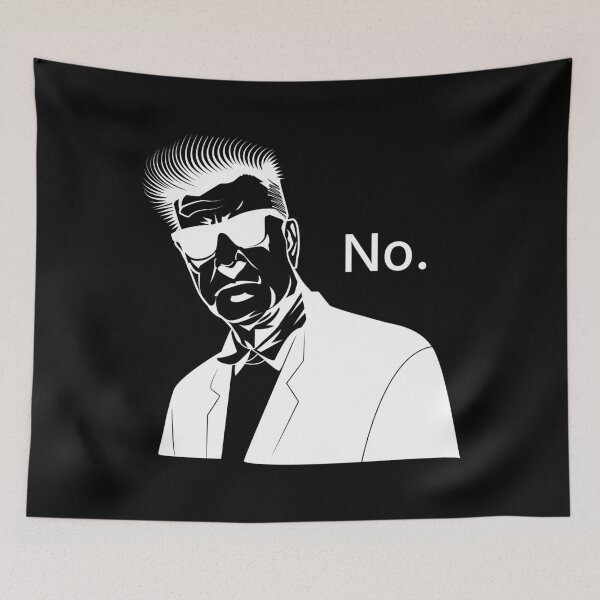 Item preview, Lynch - No. (white print) designed and sold by R-A Designs.