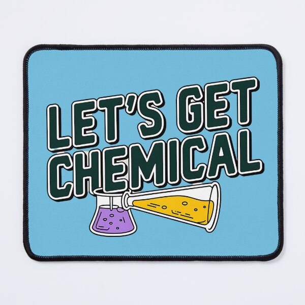 Item preview, Let's Get Chemicals – Funny Chemistry Pun designed and sold by Evolved Ape.