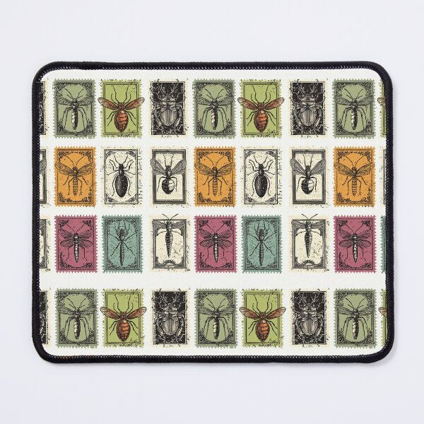 Item preview, Bugs and beetles in retro scientific stamp format designed and sold by Piotrek0001.