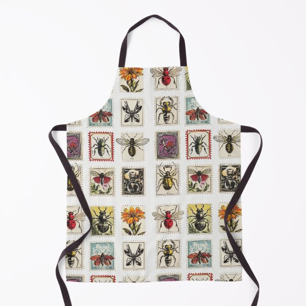 Item preview, Vintage stamp designs featuring various insect types designed and sold by Piotrek0001.