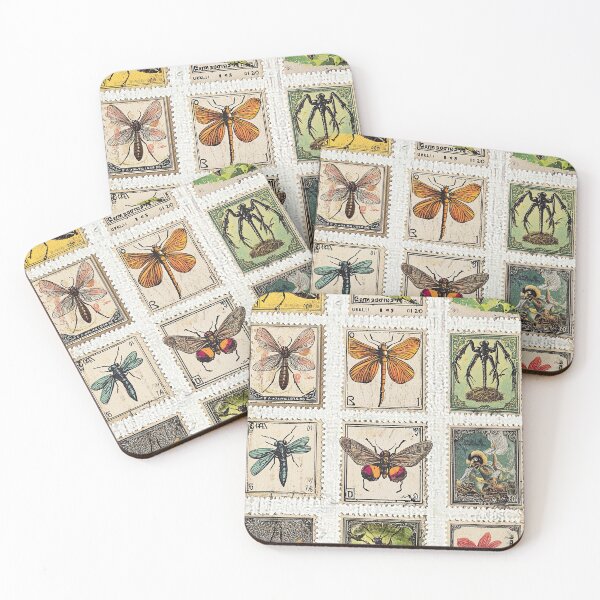 Item preview, Beautiful insect species on classic postage layout designed and sold by Piotrek0001.