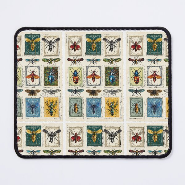 Item preview, Detailed bugs in vintage-inspired postal format designed and sold by Piotrek0001.