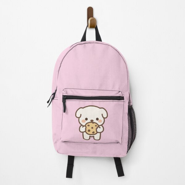 Item preview, Cute White Puppy Eating Chocolate Chip Cookie designed and sold by Yael Weiss.