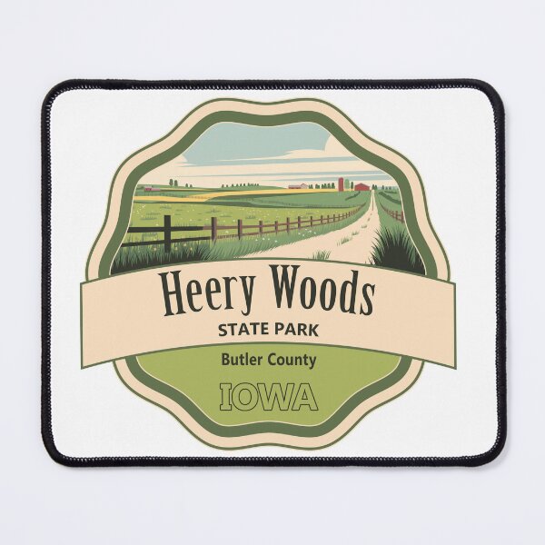 Item preview, Heery Woods State Park, Butler County, Iowa designed and sold by Wanderful-roads.