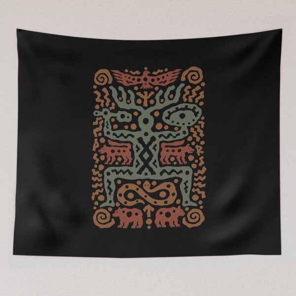 Item preview, Wendigo in Ethnic Cave Paintings designed and sold by KingersDesigns.