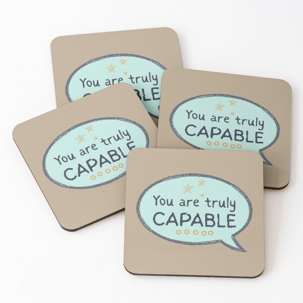 Item preview, You Are Truly Capable quote designed and sold by AngArtninovy.