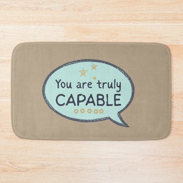 Item preview, You Are Truly Capable quote designed and sold by AngArtninovy.