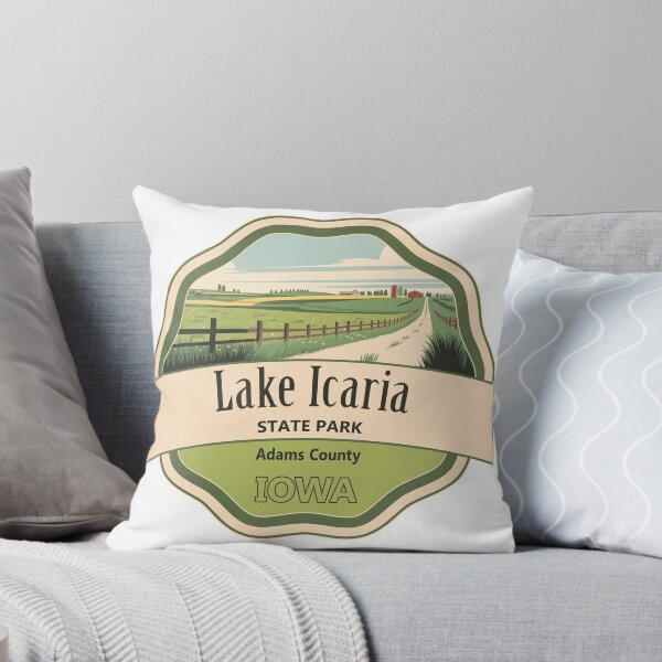 Item preview, Lake Icaria State Park, Adams County, Iowa designed and sold by Wanderful-roads.