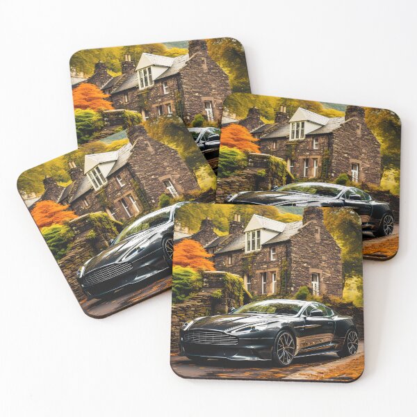 Item preview, Luxury Grand Tourer In Golden Autumn Landscape designed and sold by RevUpDesign.