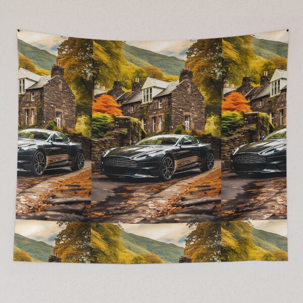 Item preview, Luxury Grand Tourer In Golden Autumn Landscape designed and sold by RevUpDesign.