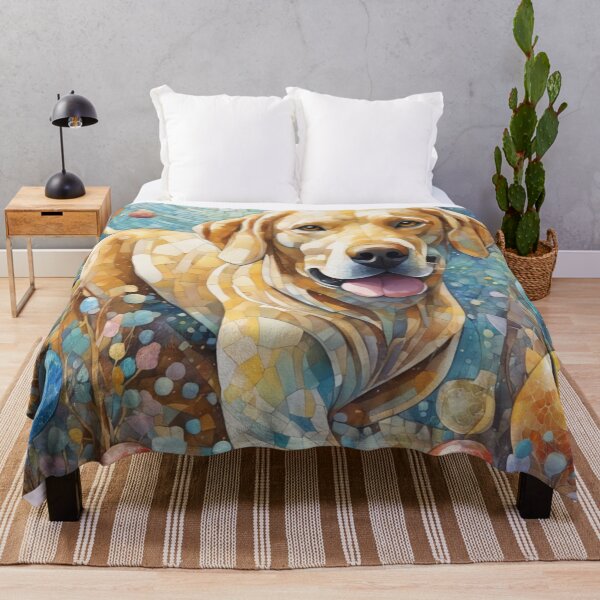 Item preview, Mosaic Golden Labrador Retrievers designed and sold by Wags & Tails.