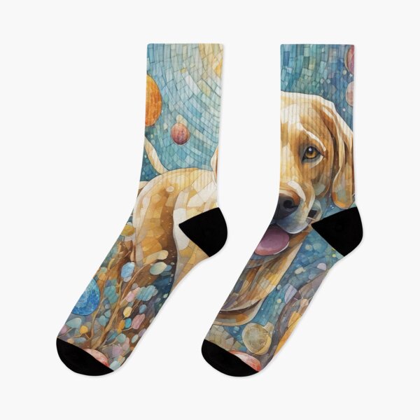 Item preview, Mosaic Golden Labrador Retrievers designed and sold by Wags & Tails.
