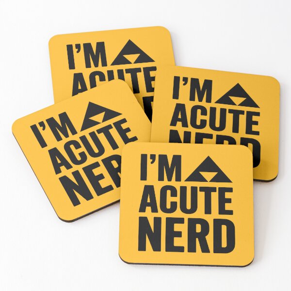 Item preview, I'm Acute Nerd – Funny Geometry Pun designed and sold by Evolved Ape.