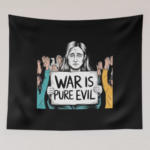 Item preview, War Is Pure Evil designed and sold by mirciashop.