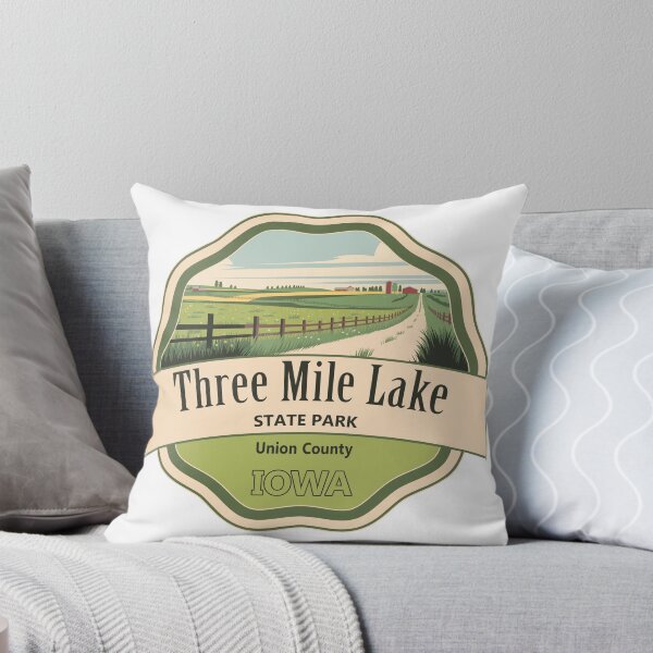 Item preview, Three Mile Lake State Park, Union County, Iowa designed and sold by Wanderful-roads.