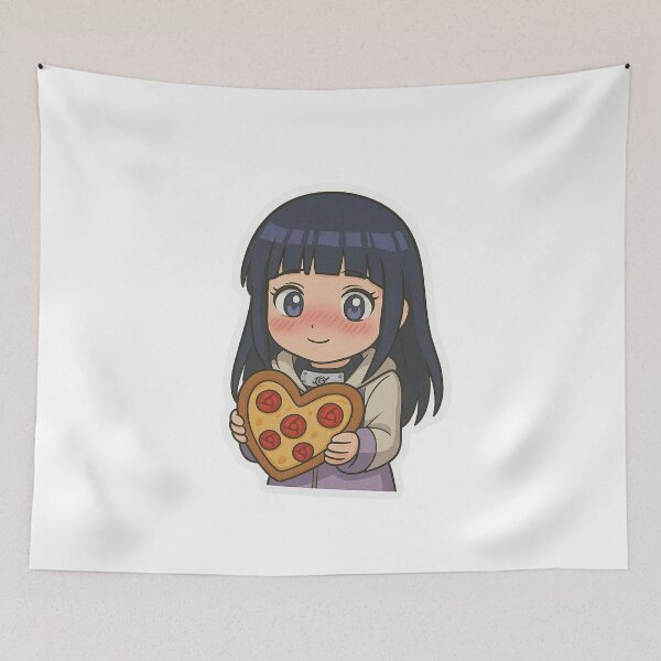 Item preview, Hinata’s Heart-Shaped Pizza designed and sold by ColorSplash123.