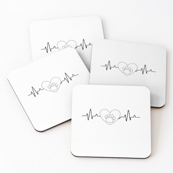 Item preview, Heart Beat Line Design designed and sold by Pawblematic .
