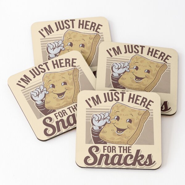 Item preview, I'm Just Here for the Snacks – Funny Food Lover Quote designed and sold by Evolved Ape.