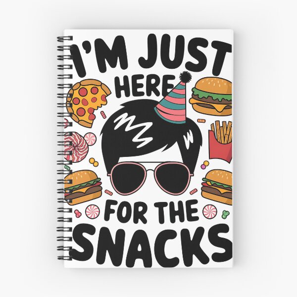 Item preview, I'm Just Here for the Snacks – Funny Food Lover Quote designed and sold by Evolved Ape.
