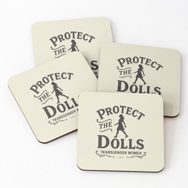Item preview, Protect The Dolls Transgender Women Silhouette Art designed and sold by zzz888.