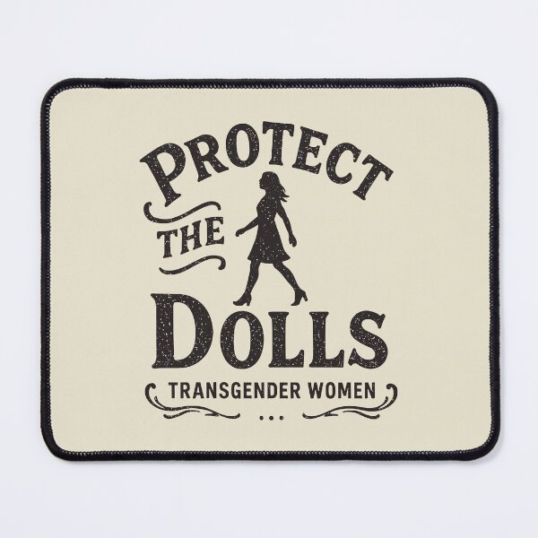 Item preview, Protect The Dolls Transgender Women Silhouette Art designed and sold by zzz888.