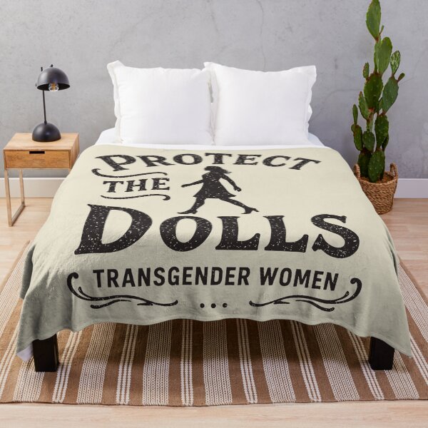 Item preview, Protect The Dolls Transgender Women Silhouette Art designed and sold by zzz888.