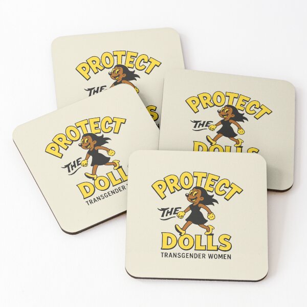 Item preview, Protect The Dolls Transgender Women Cartoon Art designed and sold by zzz888.