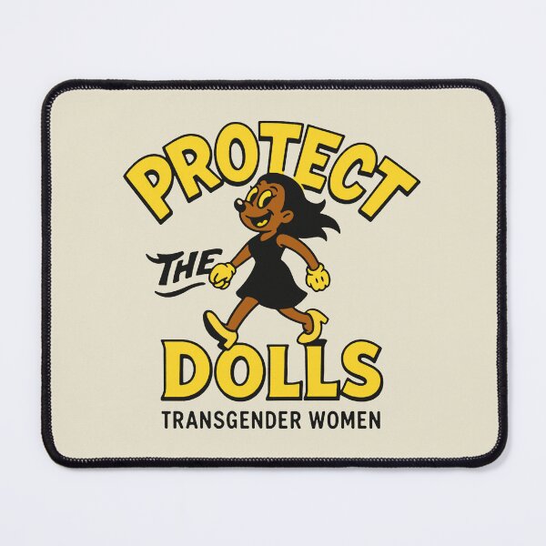 Item preview, Protect The Dolls Transgender Women Cartoon Art designed and sold by zzz888.