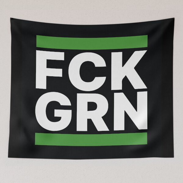 Item preview, FCK GRN designed and sold by SlimSumoStudio.