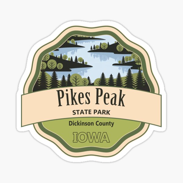 Item preview, Pikes Peak State Park, Clayton County, Iowa designed and sold by Wanderful-roads.