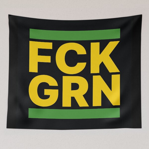 Item preview, FCK GRN Yellow designed and sold by SlimSumoStudio.