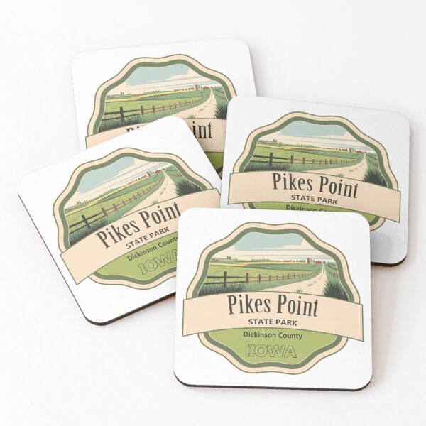 Item preview, Pikes Point State Park, Dickinson County, Iowa designed and sold by Wanderful-roads.