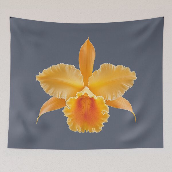 Item preview, Golden yellow cattleya orchid designed and sold by FluffyGallery.